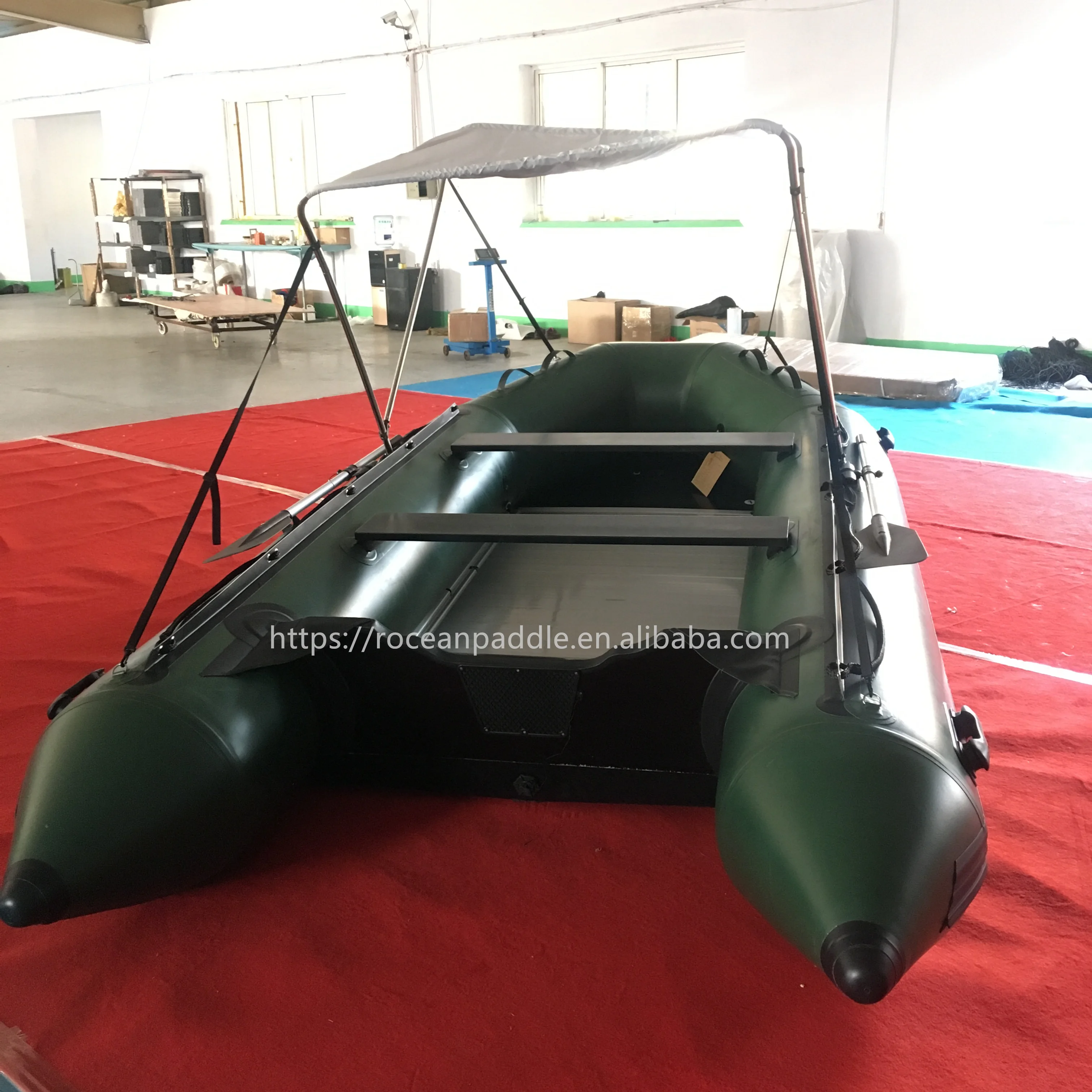 قارب مطاطي من Highfield قارب صيد صغير قارب بولي كلوريد الفينيل قابل للنفخ