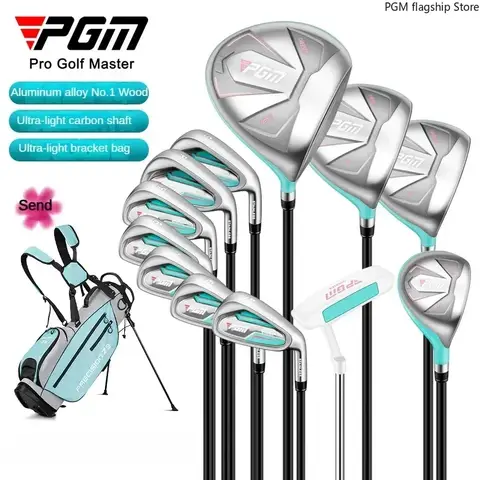 PGM Golf Ensemble complet de clubs à droite pour femme, version 12 pièces, clubs pour débutants LTG051