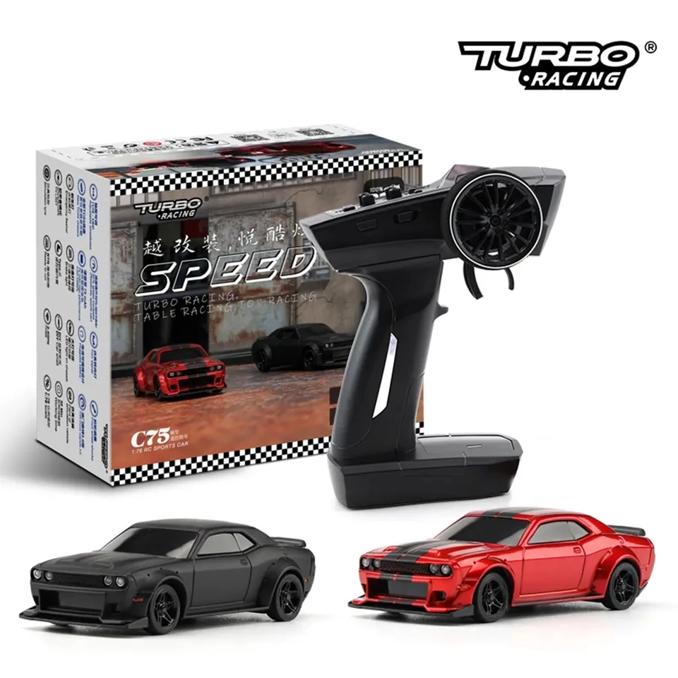 Turbo Racing 1:76 C75 Road Radio-Controlled Car Mini Full Scale