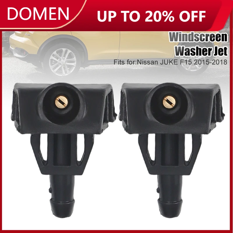 

Car Windscreen Washer Jet Nozzle ABS Black Front Left Right Windshield Washer Nozzle For Nissan JUKE F15 2015-2018 28932BA61A