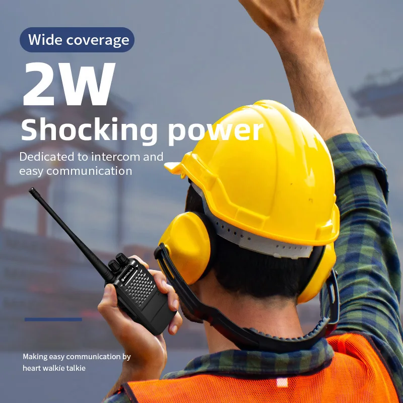 Tragbares Zwei-Wege-Walkie-Talkie MOTOLOLA V4 UHF mit erweiterter Standby-Zeit von 15 Tagen, staubdicht und langlebigem analogem Walkie-Talkie