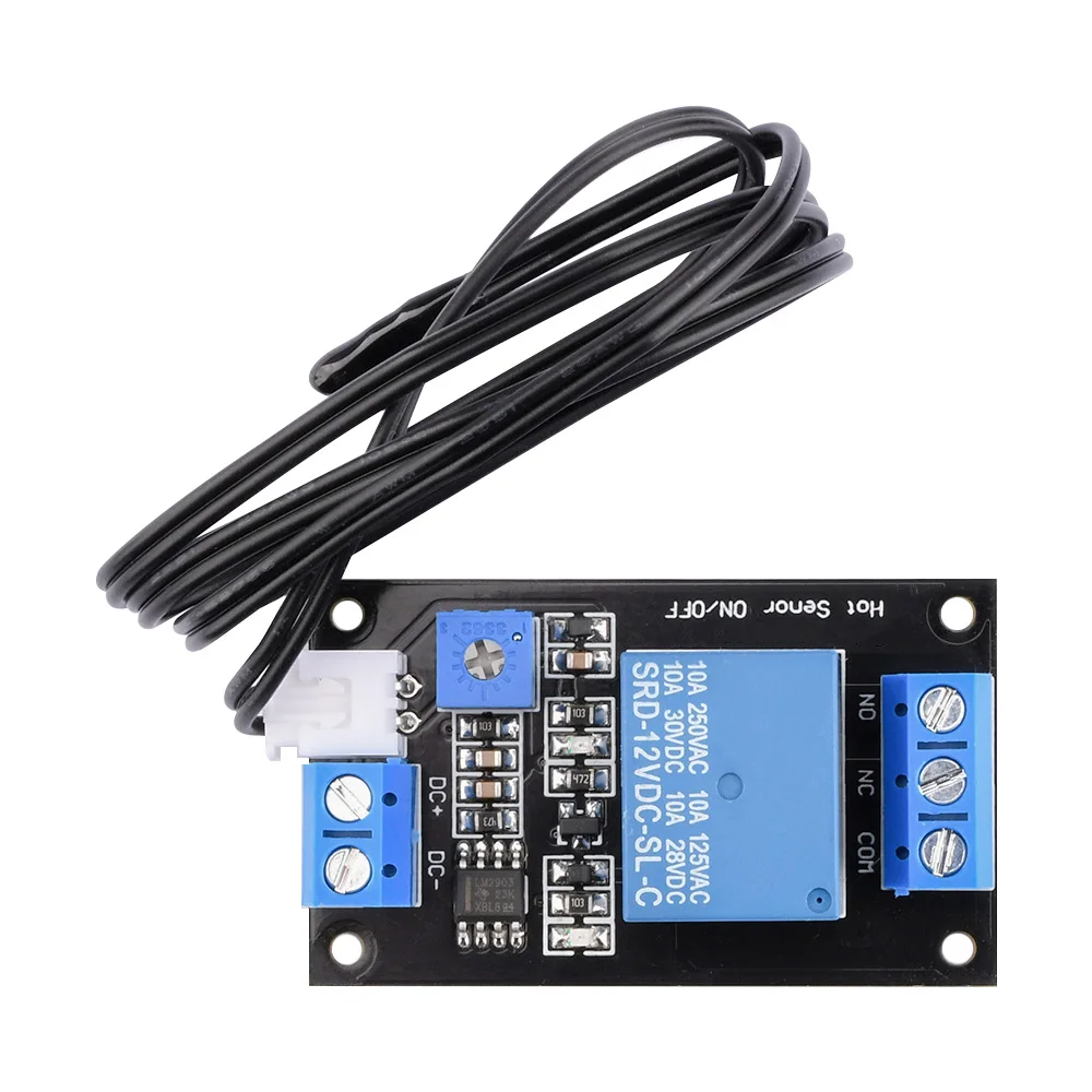 Thermistor Relay Module Temperature Controller DC 12V Adjust