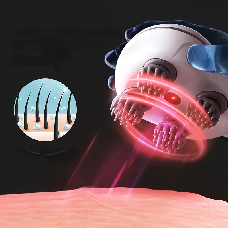 قابلة للشحن رئيس مدلك متعدد الأغراض التنين مخلب اليد عنق الرحم مدلك الكتف والرقبة رئيس ميريديان جهاز مساج كهربائي #3