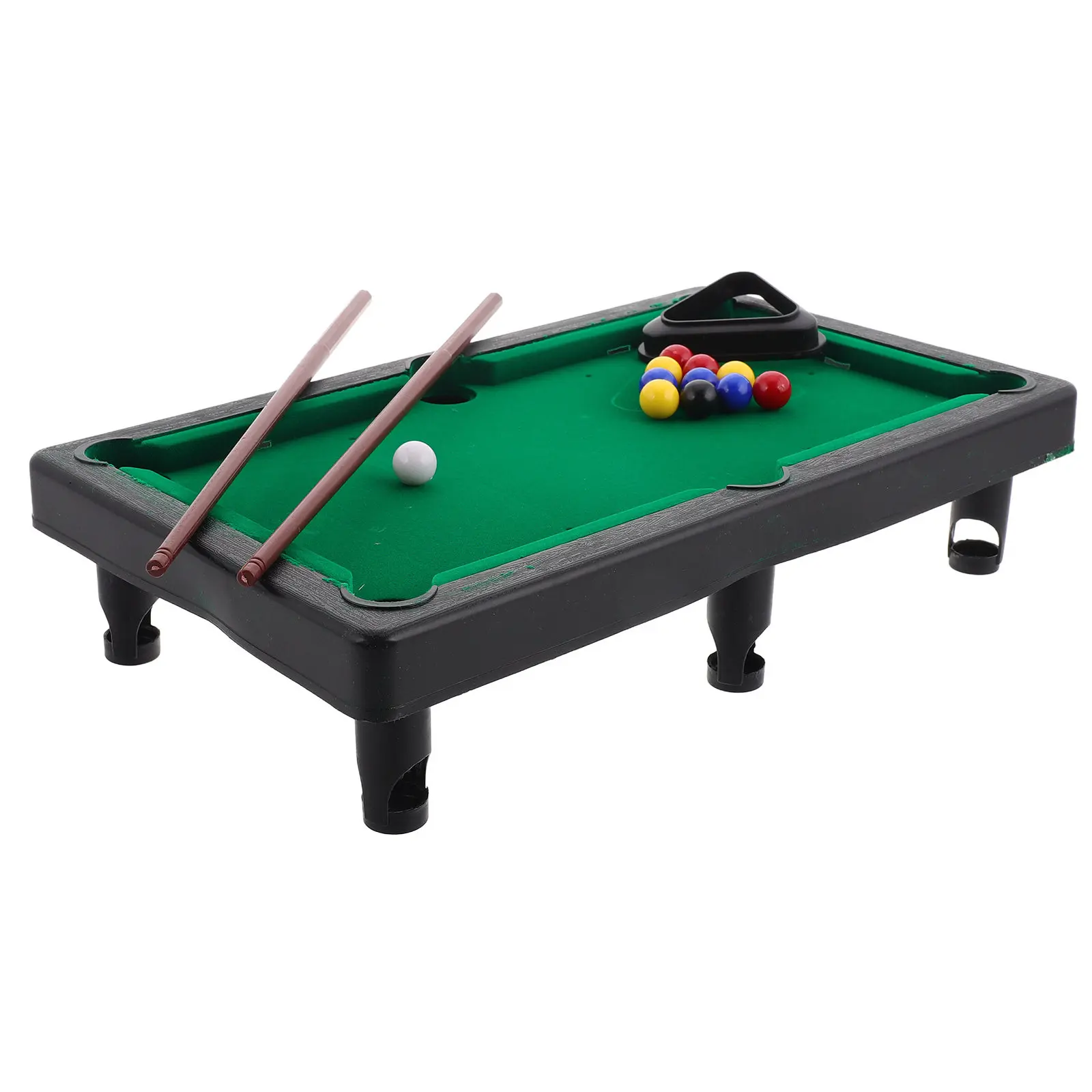 

1Set Mini Pool Table 's Billiards Table Compact Sturdy Desktop Miniature Pool Game for Indoor Outdoor Play Hand Eye