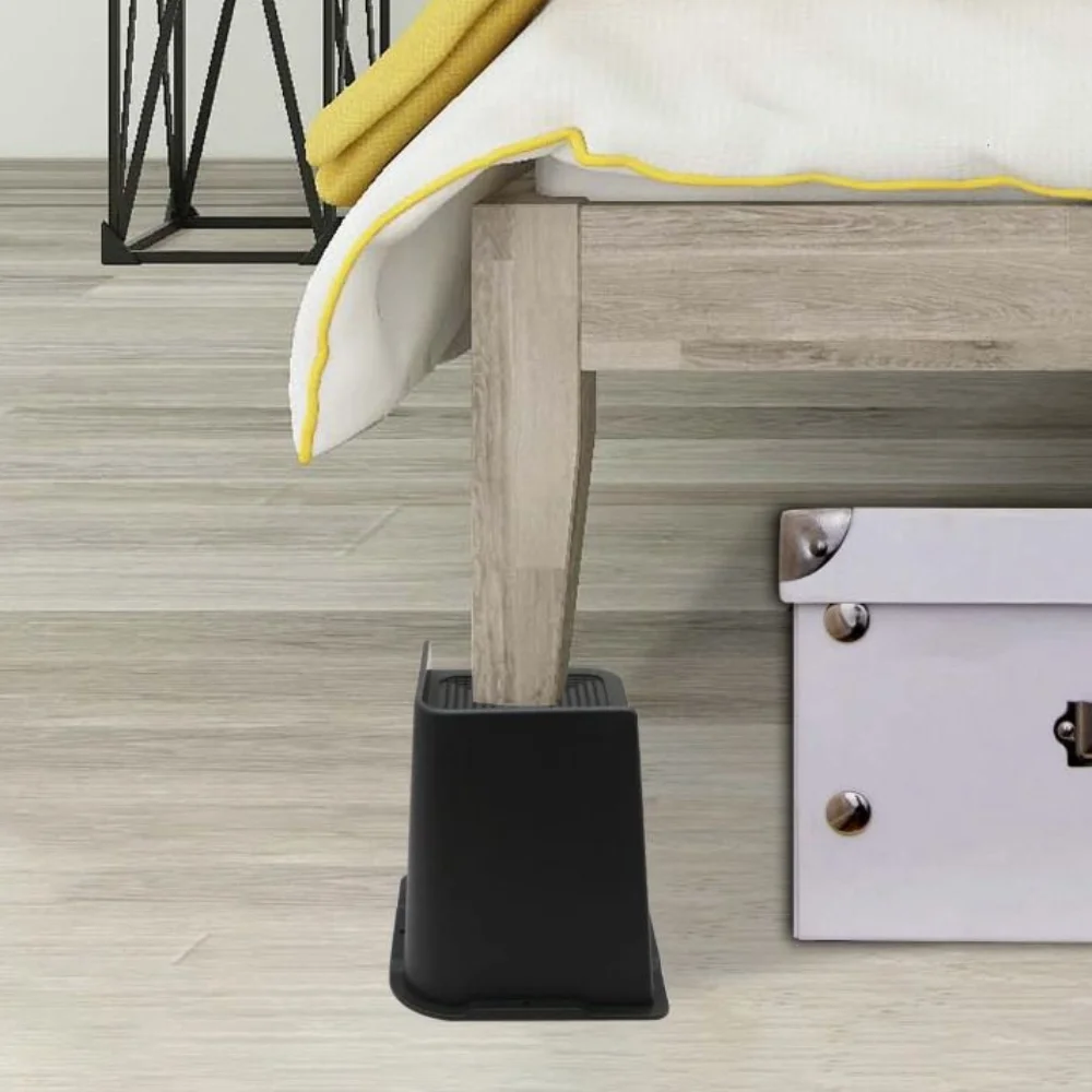 4 Pçs/set 1-6 Polegada Cama Risers Suporte Pesado Móveis de Grandes Dimensões Risers Cama Elevadores Sofá Mesa Cadeira Perna