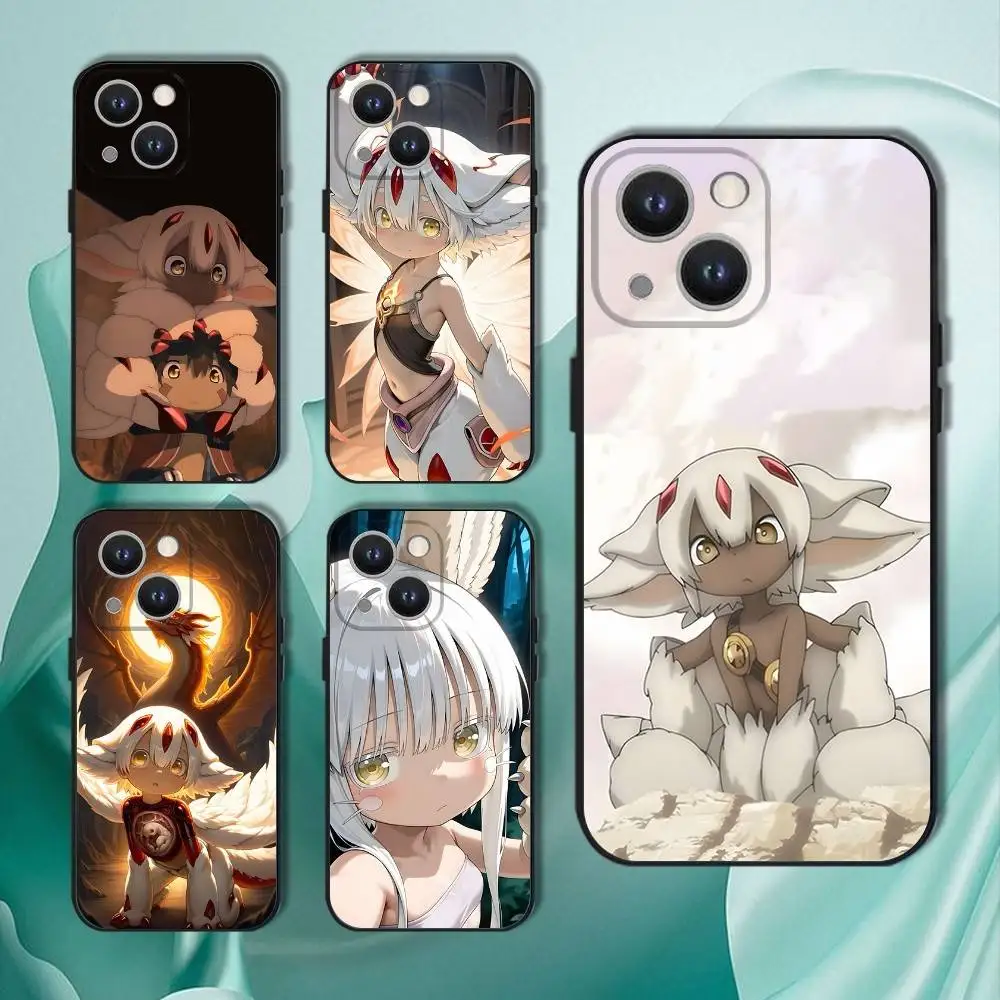 

Made In A-Abyss F-Faputa Phone Case For iPhone 16,15,14,13,12,11,Pro,XS,Max,XR,Plus,E,SE4,Mini Black Soft Cover