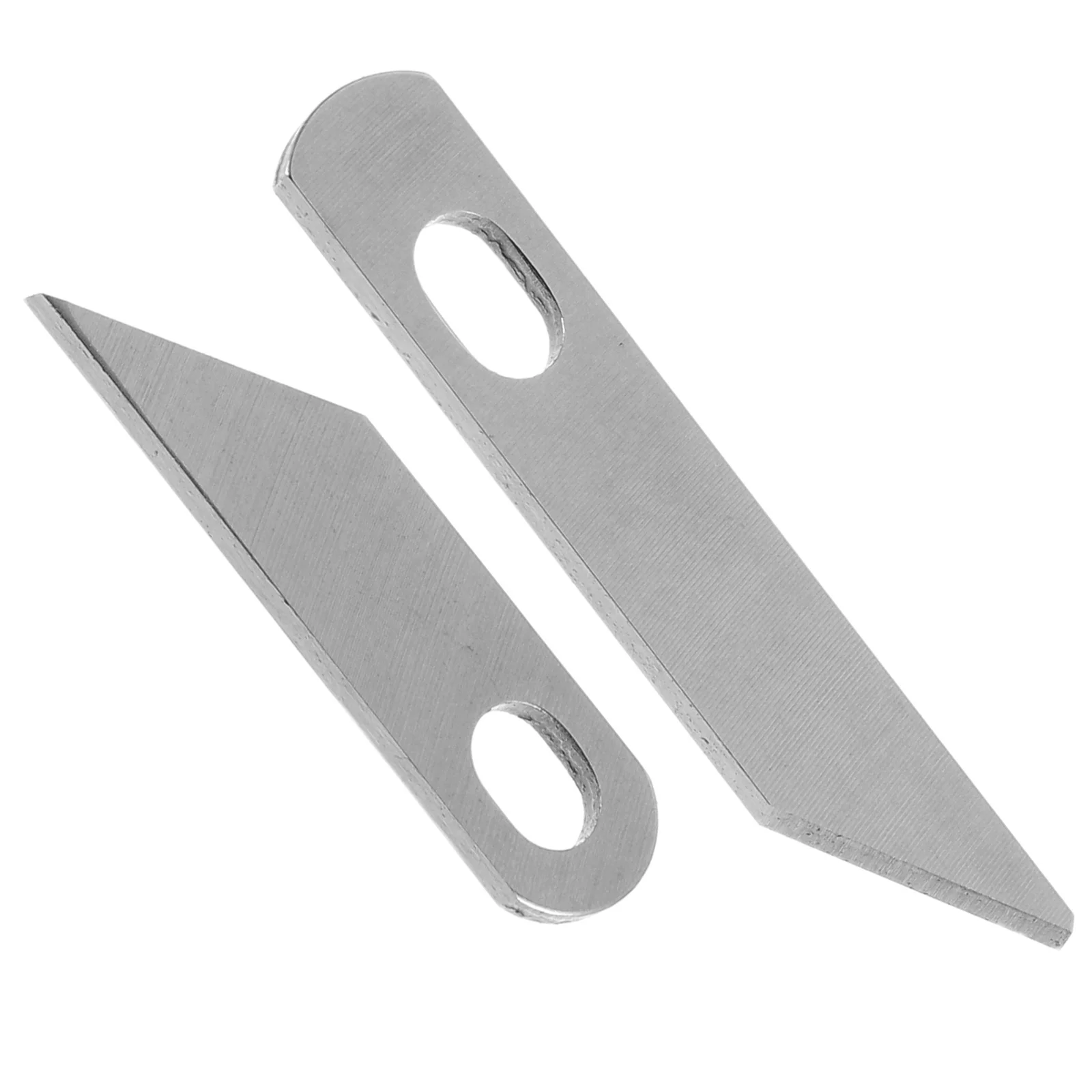 

2Pcs Overlock Machine Blades Sturdy Material Rust Resistant Easy Replacement Suitable for Various Fabrics Sewing Projects