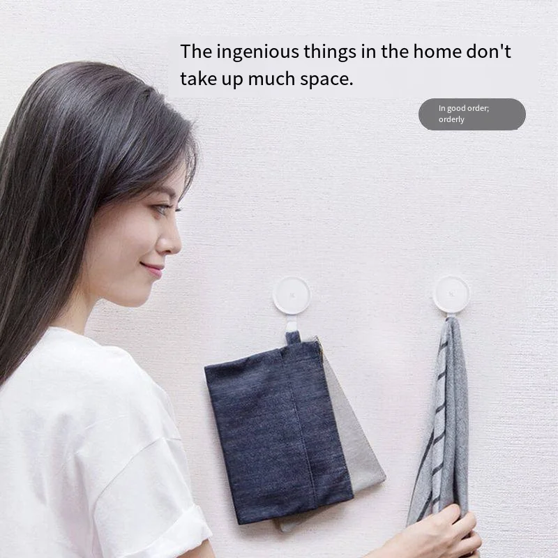 XiaomiYoupin Smart Little Adhesive Hooks Strong Bathroom bedroom Kitchen Wall Hooks 3kg max load up new arrival For Mi Home Life