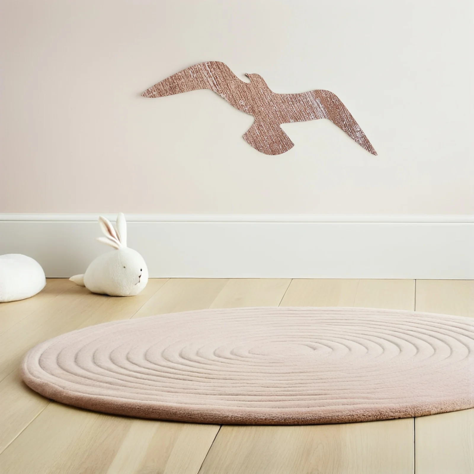 

3 Pcs Mediterranean Style Wall Decoration Coastal Ornaments Beach Themed 's Room Wooden Bird