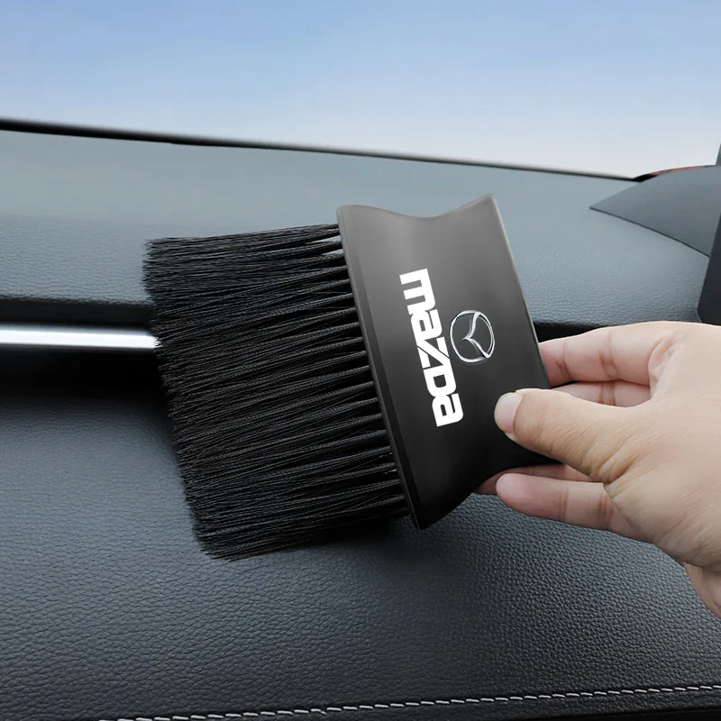 1 قطعة فرشاة إزالة الغبار سيارة منفذ الهواء تنظيف فرشاة لمازدا 3 6 CX5 2 CX3 CX9 MX5 RX8 Axela Demio Atenza MS #1