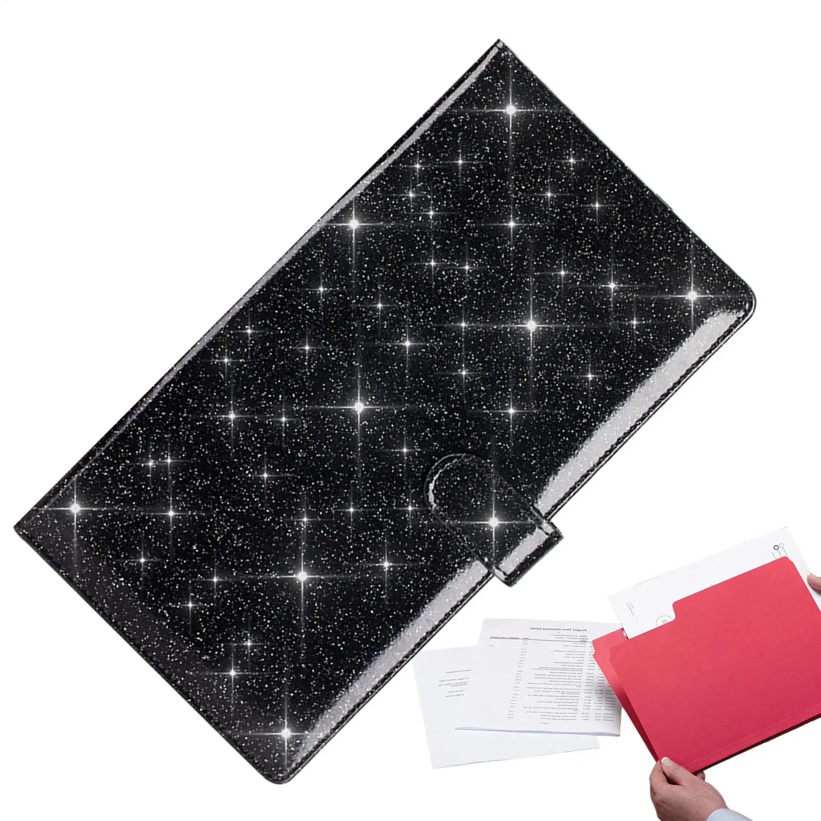 Car Insurance Holder PU Glove Box Document Automotive Organizer Magnetic Car Insurance And Registration Card Holder For Vehicle