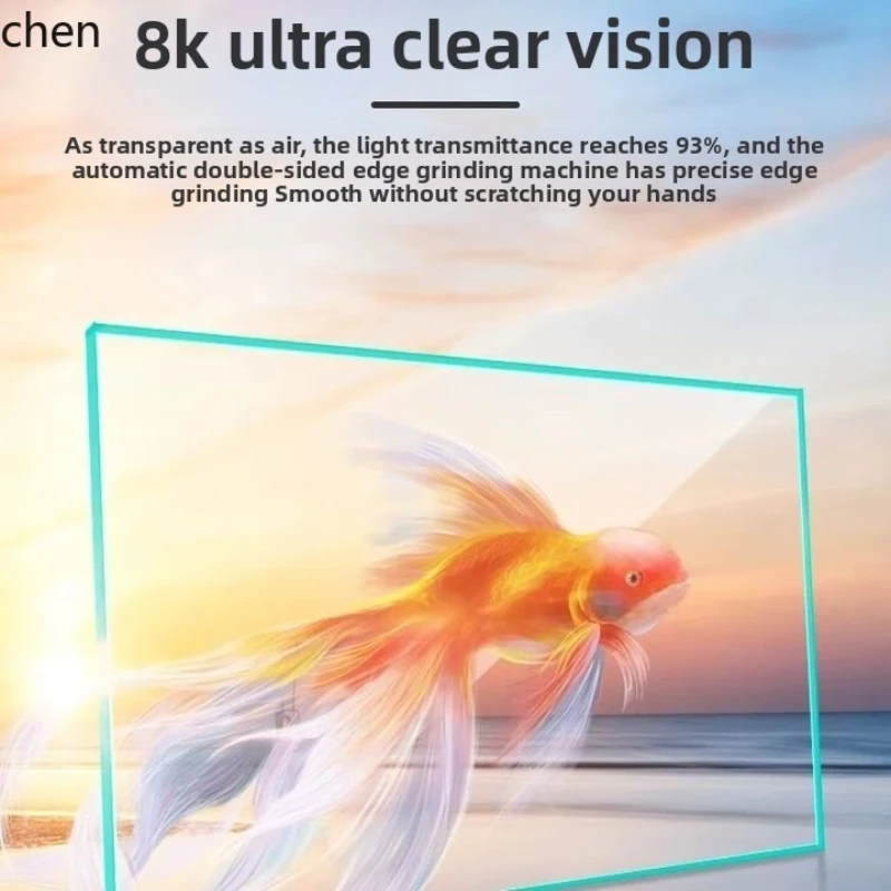 خزان ذهبي صغير من الزجاج فائق الوضوح لغرفة المعيشة من HTT مع فلتر متكامل لسطح المكتب وحوض السمك #4