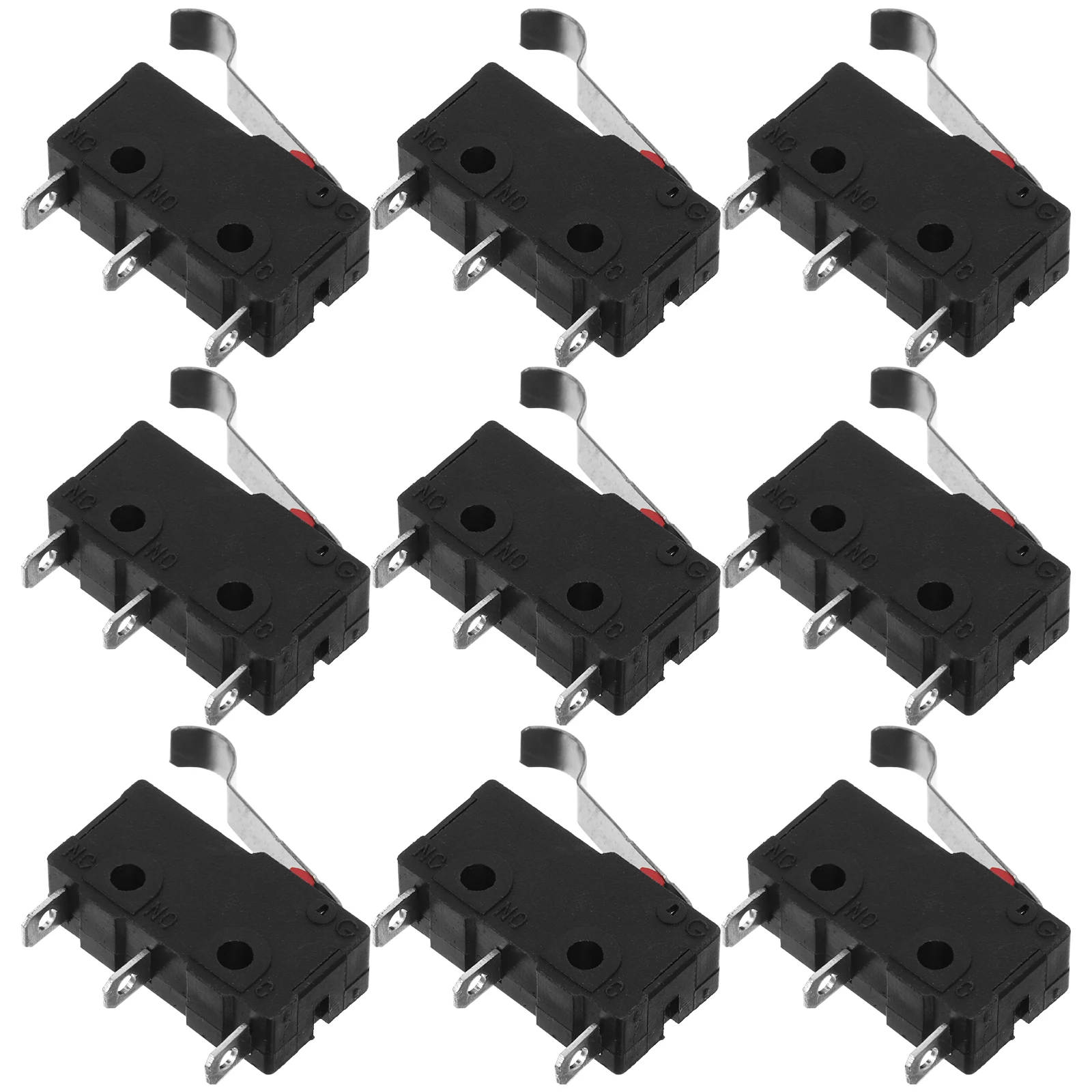 

10pcs Micro Limit Appliance Switch Replacement Home Appliance Part Universal Door Switch Lever Arm Electrical Control Durable