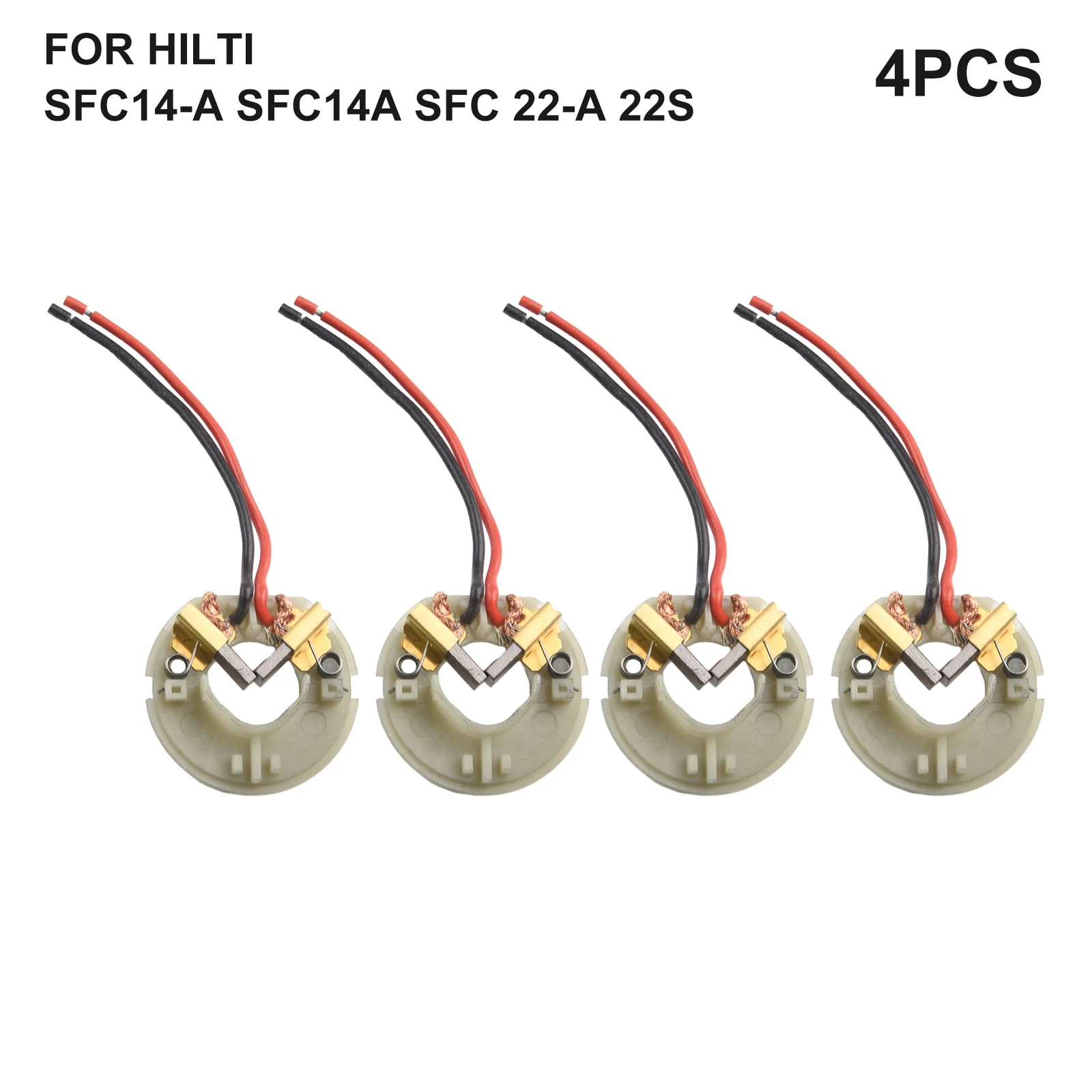 4 Pcs Carbon Brush Holder Card Replace For HILTI SFC14-A SFC14A SFC22A SFC22-A SFC 14A 14-A 22-A 22A Electric Tools Part