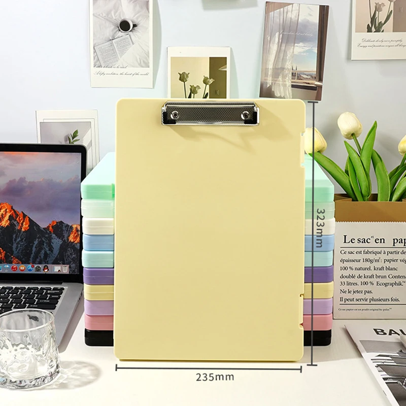 Multi-functional File Folder Desktop Test Paper Organizer Office Document Board Portable Sturdy Folder Storage Box Gifts