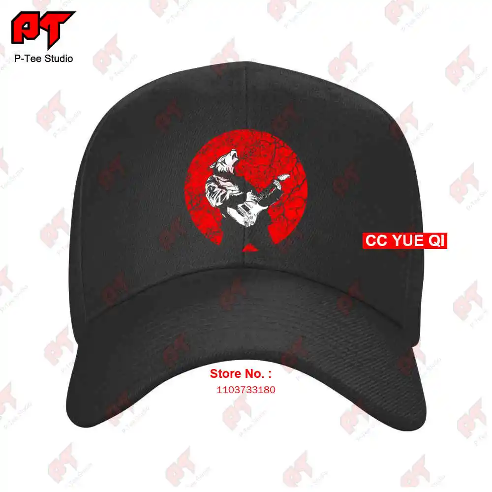 

Werewolf Guitarist Baseball Caps Truck Cap H36Z