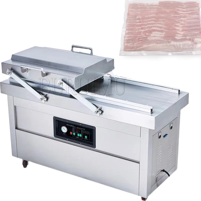 

Lndustrial Double Flat Chamber Vacuum Packaging Machine Food Vacuum Packing Maker DZ-500/2SB