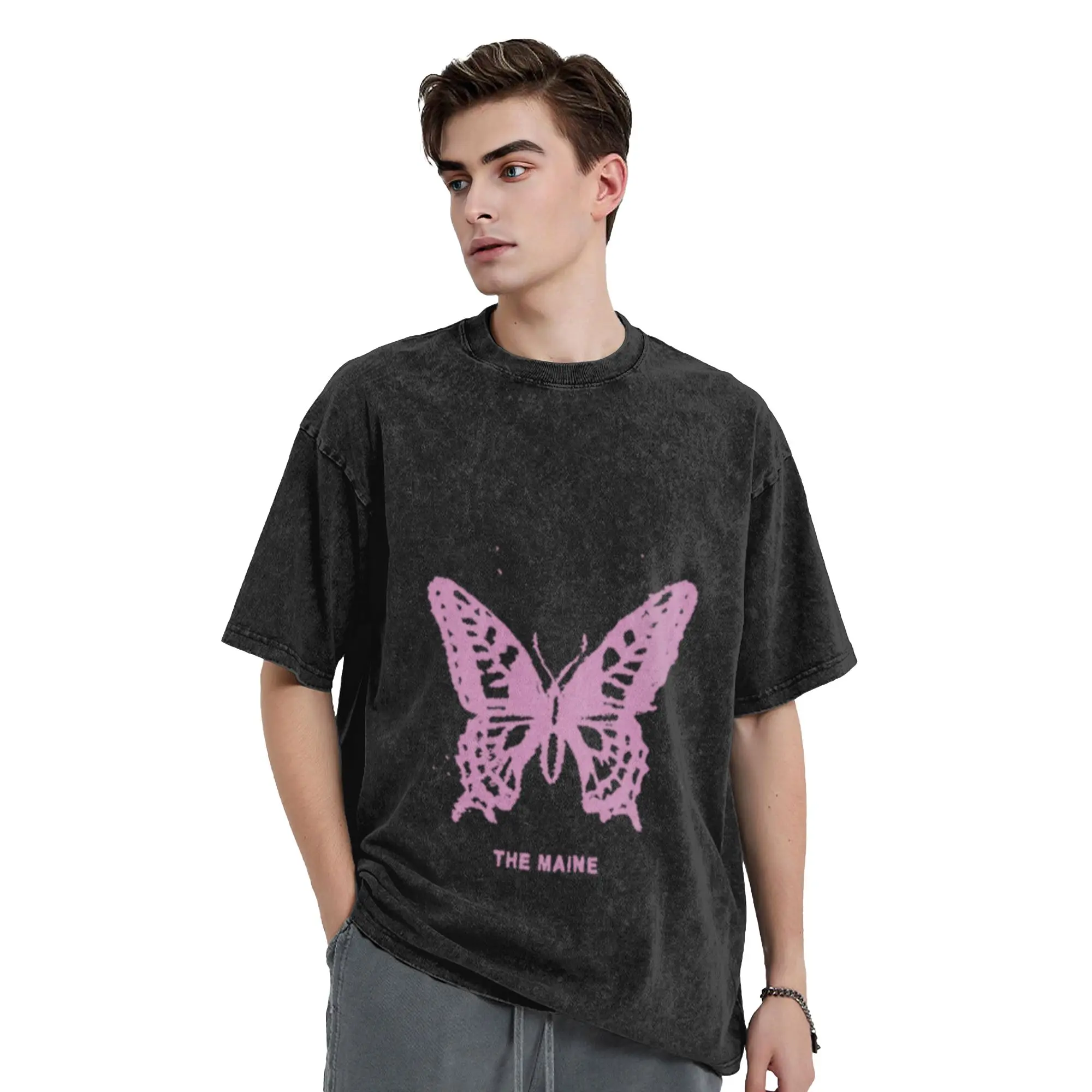 The Maine Merch Butterflies Deja Vu  Unique Trendy A T-Shirt Oversized Short Sleeve Men's Women's Cotton Tees Tops