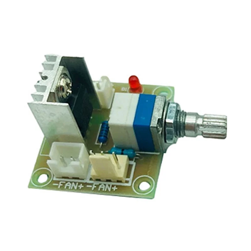 5pcs LM317 Linear Step Down Converter Adjustable Voltage Regulator Board Fan Speed Controller Module