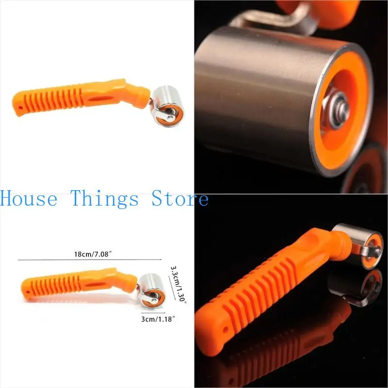 Wallpaper Seam Roller Bearings Stainless Steel Smoothing Tool Car Audio Sound Deadening Application Wheel Roller