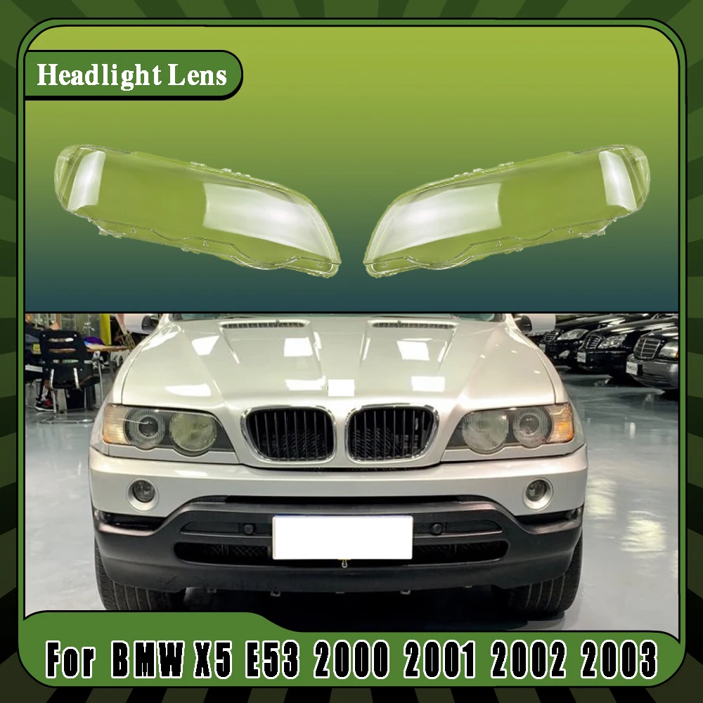 

Для BMW X5 E53 2000 2001 2002 2003 автомобильные фары, крышка фары, замена прозрачного абажура, замена линз из плексигласа