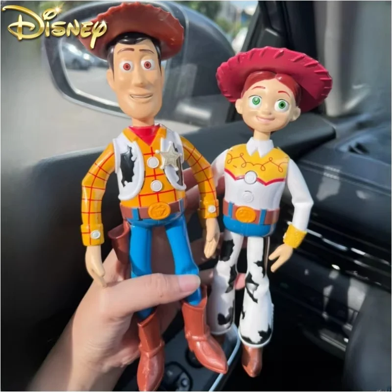 ホットディズニートイストーリー-4-トーキングウッディバズジェシーレックスアクションフィギュアアニメ装飾コレクション置物ギフト玩具模型玩具