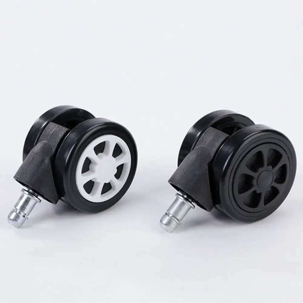 Chair Wheels Quiet 360 Degree Swivel Smooth Wear Resistant Luggage Wheels Sturdy Removable Furniture Casters