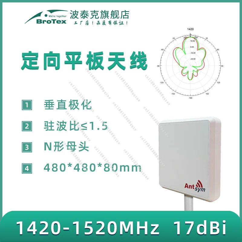 1.3G/1.4G/1.5G Directional Flat Panel *1300-1500MHz Private Network Ad Hoc Network MESH  Image Transmission