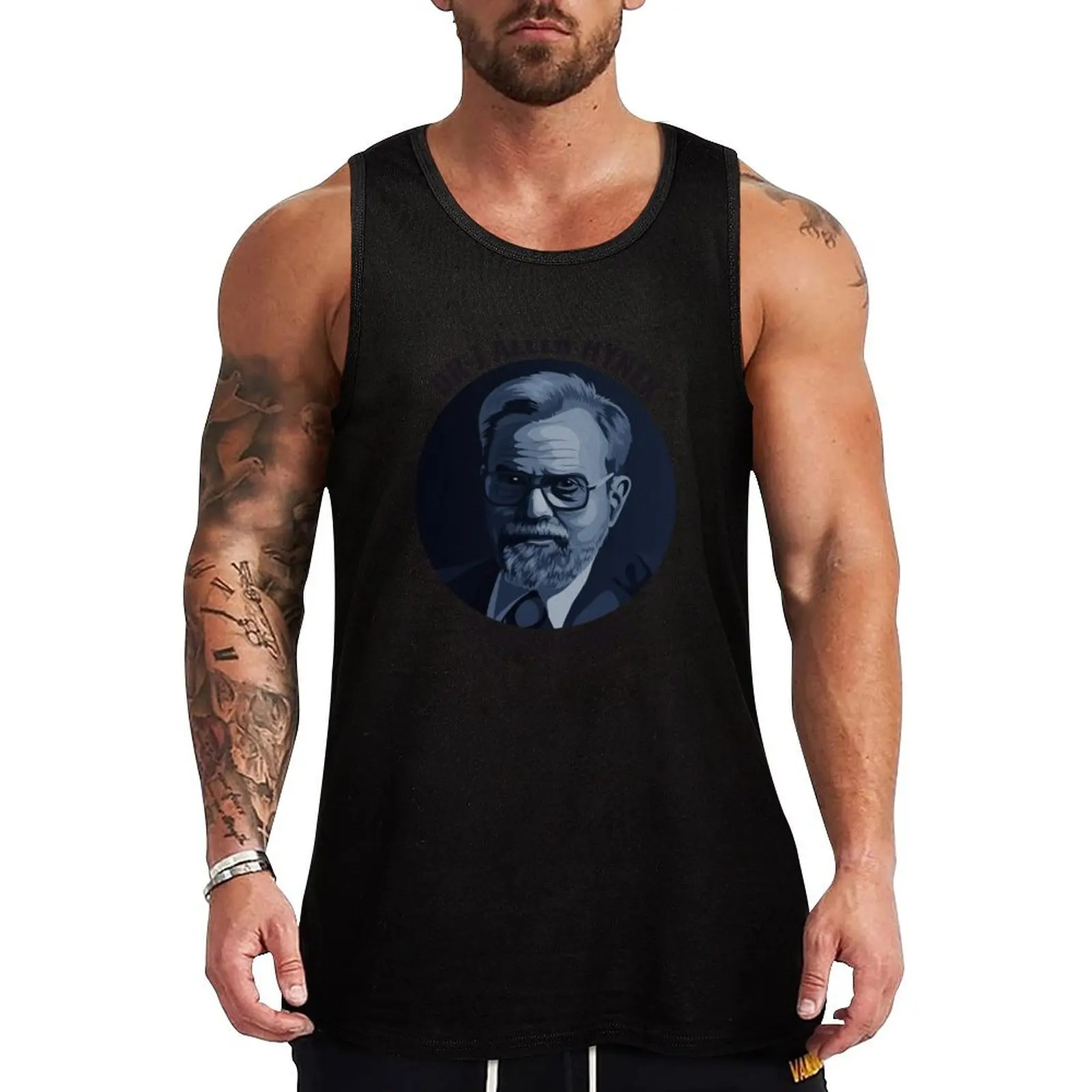 Dr J Allen Hynek - Project Blue Book Tank Top sleeveless clothes for men summer