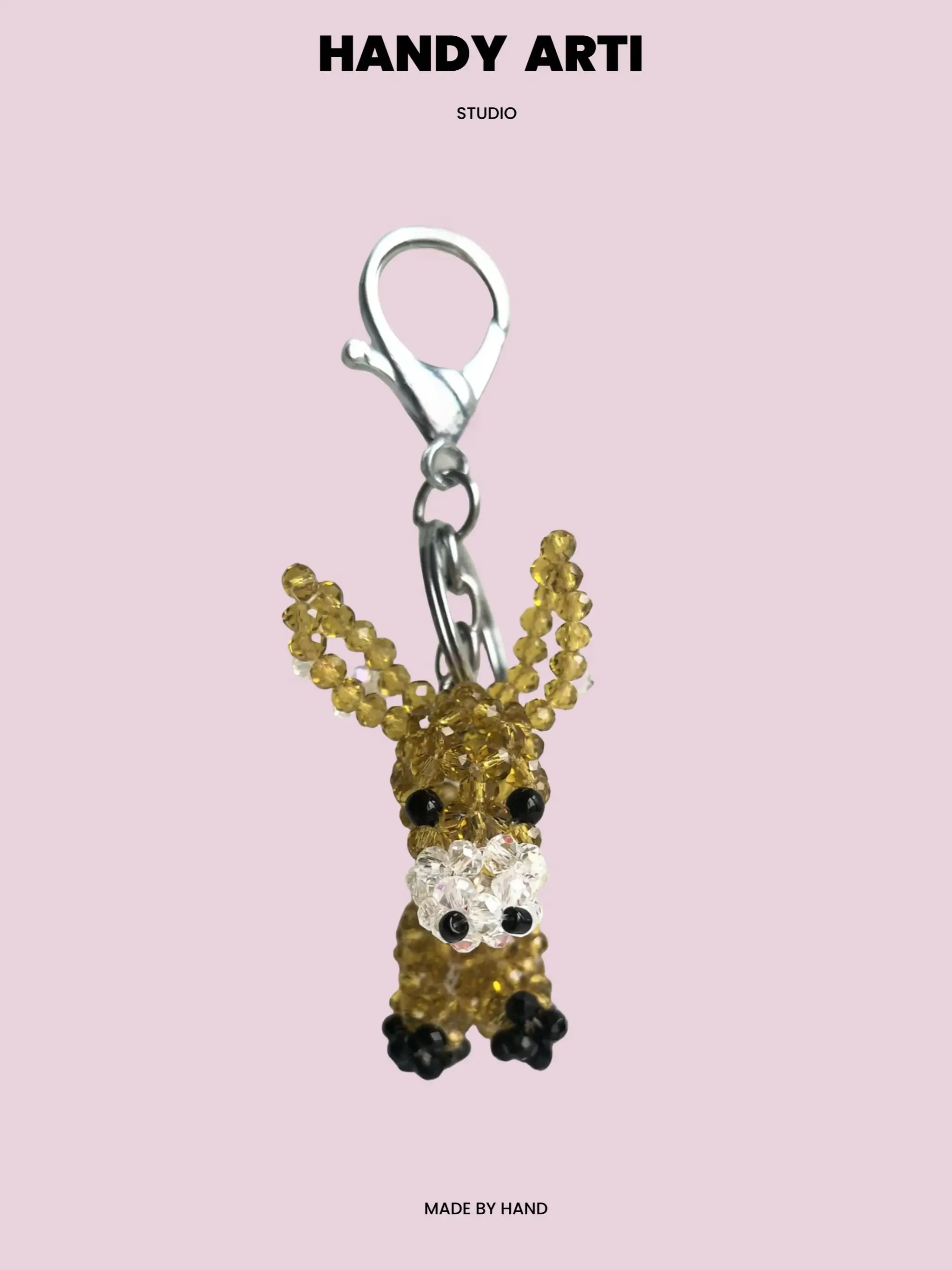 HANDY ARTI Cute Animal Donkey Key Chain Bag Pendant Car Keyring Birthday Gift Boy Friend Gift