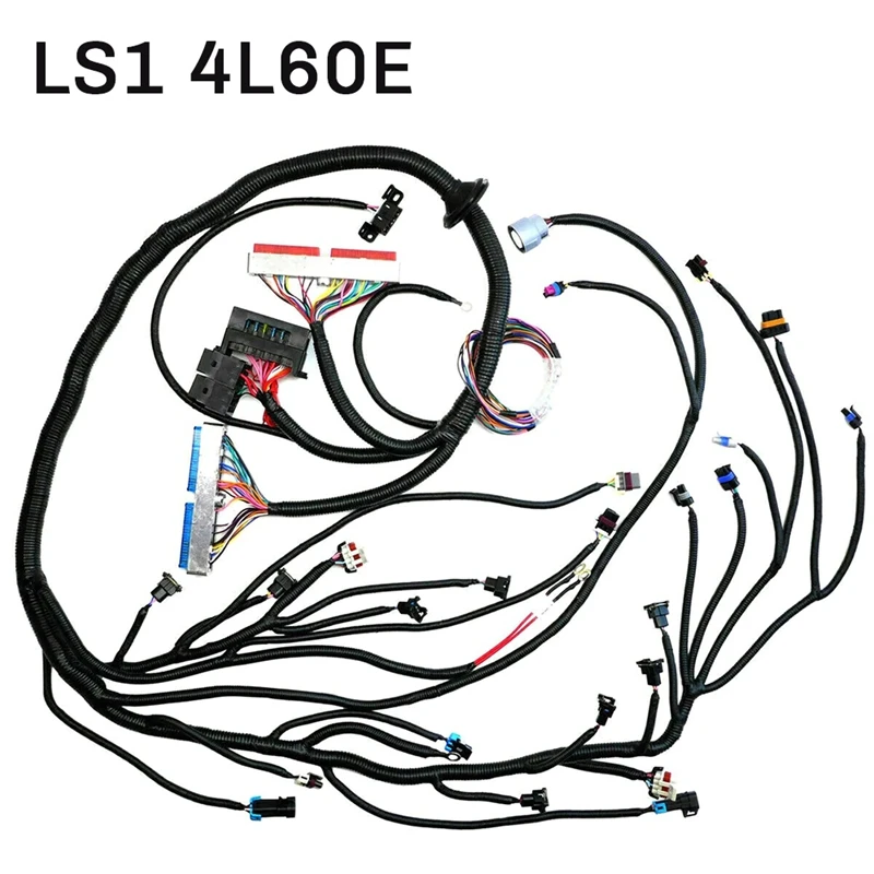 NEW-LS1 4L60E Stand Alone Harness For For Drive By Cable DBC LS1 Engines 4.8 5.3 6.0 1997-2006