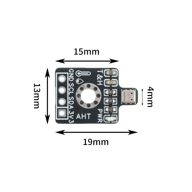 AHT10 AHT20 AHT30 High Precision Digital Temperature Humidity Sensor Measurement Module I2C IIC Communication Compatible SHT20