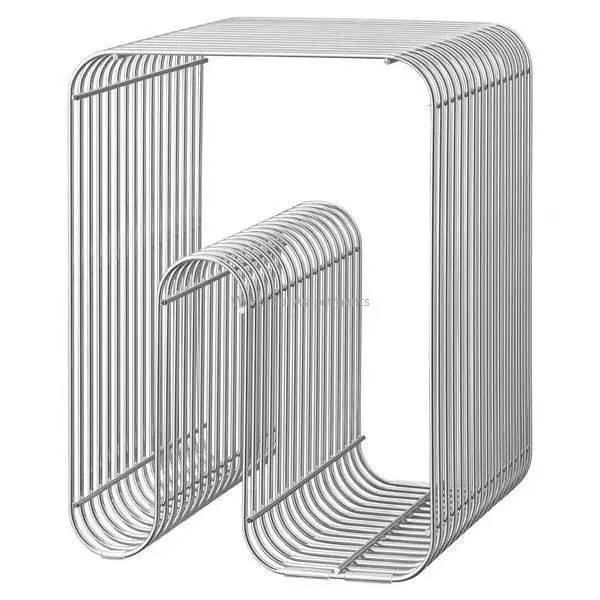 Storage bookshelf Nordic creative sofa side few living room balcony newspaper magazine rack wrought