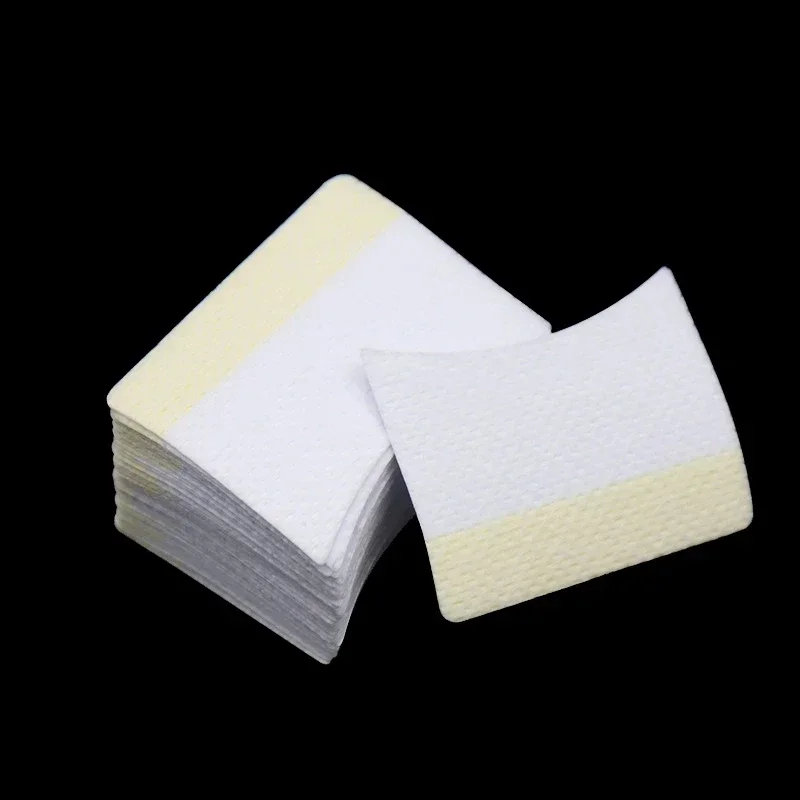 40 stks/pak Wimpers Remover Segregate Wattenschijfjes Verwijderen Valse Wimpers Enten Non-woven Eye Pads Wegwerp Reinigingsdoekje