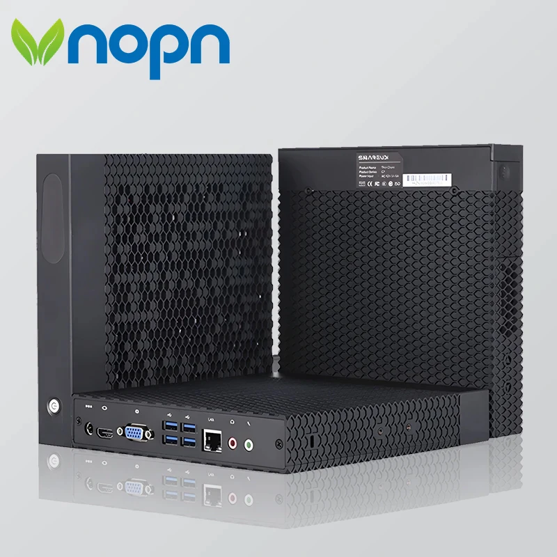 VNOPN Mini PC Intel Core i3 6157U Windows10 WIFI5 DDR4 LAN HDMI 4K Dual Display  Gaming/Office Mini Desktop PC mini computer