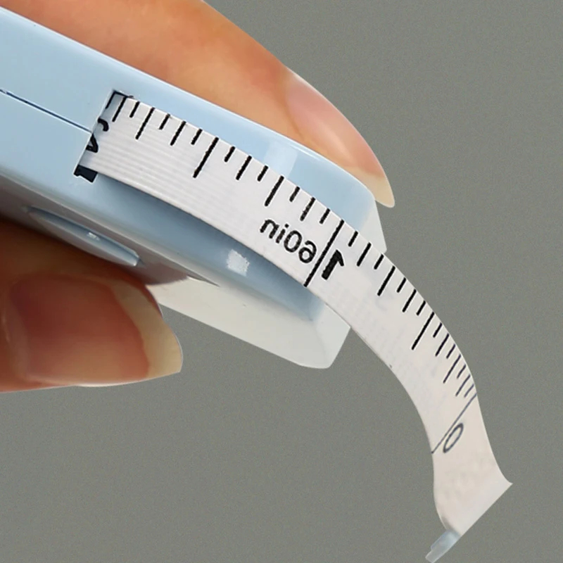 1.5M/60inch Mini Tape Measure Double Scale Measuring Waist Bust Leather Tape Measure Clothes Measuring Tape Telescopic Ruler