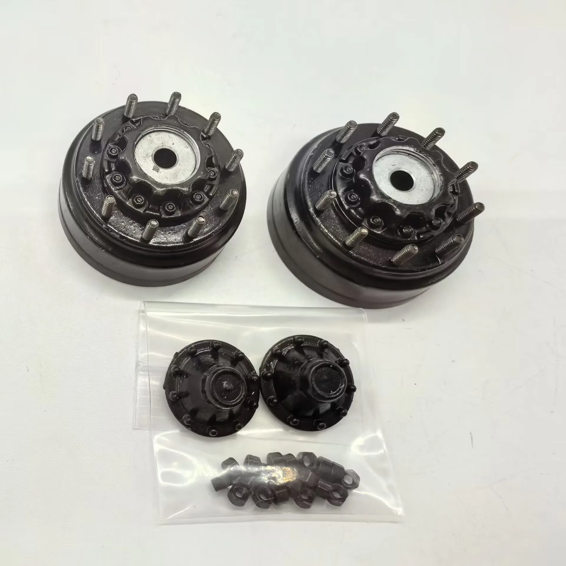 نموذج Scaleclub لـ Tamiya 1/14 محاكاة غطاء المحور المعدني غطاء المحور الخلفي الجمعية #3