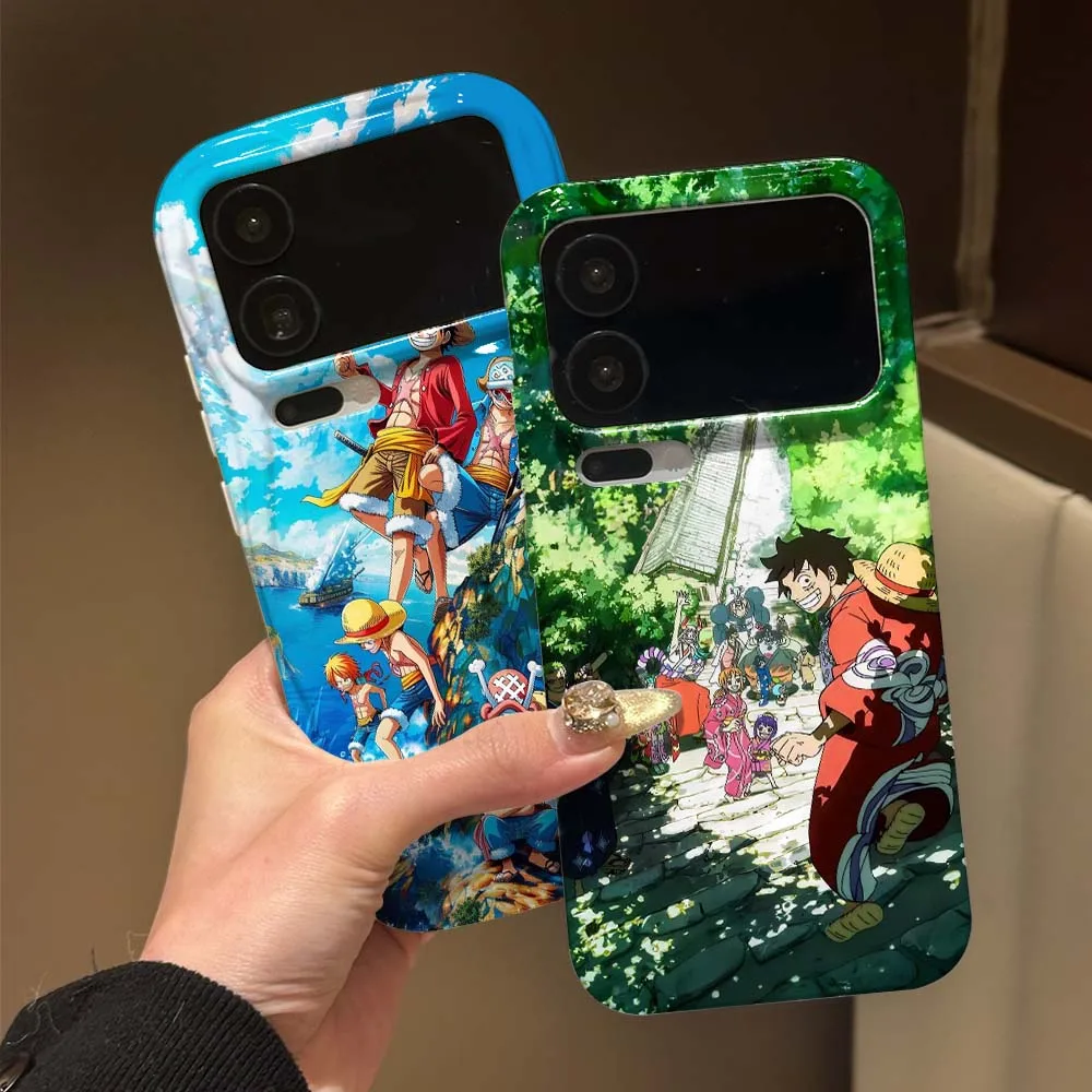 

One Piece Art Pattern Cover For Xiaomi 17 15 14 14T 13 12T 11 11i 11X Pro Max Lite NE 5G Feilin Wave Oil Shell