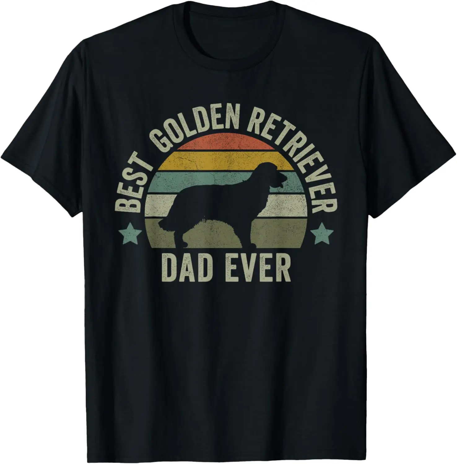 

Mens Golden Retriever Dad Dog Shirt, Funny Fathers Day Doggy T-Shirt