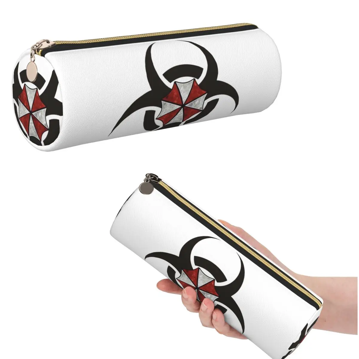 Umbrellas Biohazard Countermeasure Federmäppchen für Studenten, Geschenke, zylindrische Stiftbox, Stifttasche, Stifthalter