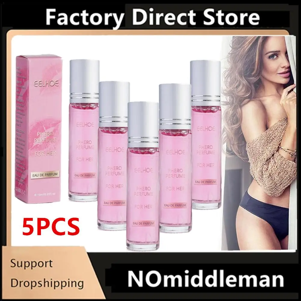 

5PCS 10ml Flirting Perfume Pheromone Sexually Stimulating Fragrance Oil Fresh Light and Long-lasting Fragrance Sexy Product