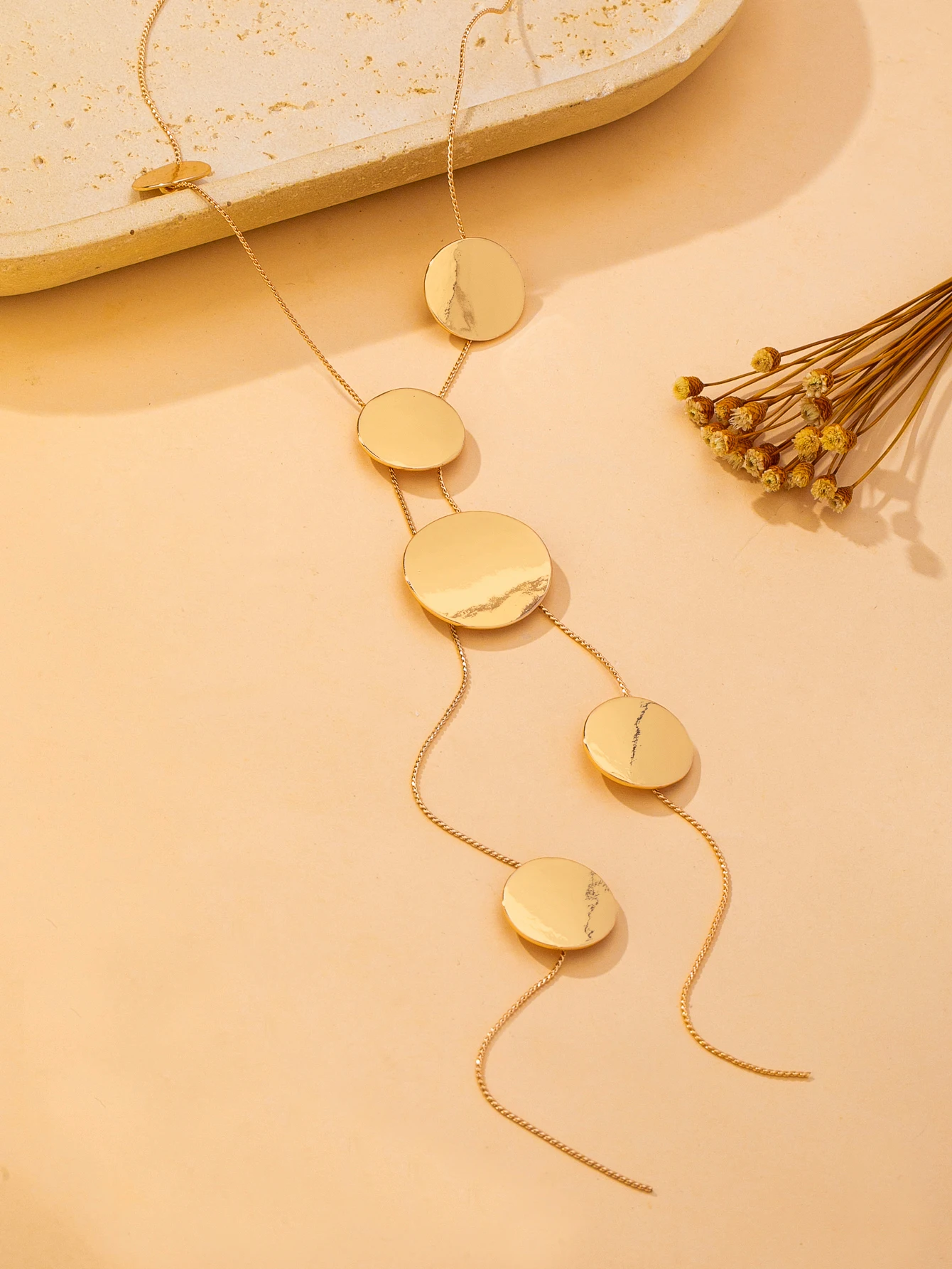 Minimalist Gold Multi-Layered - Women'S Accessories For Formal Wear ulasan dan harga