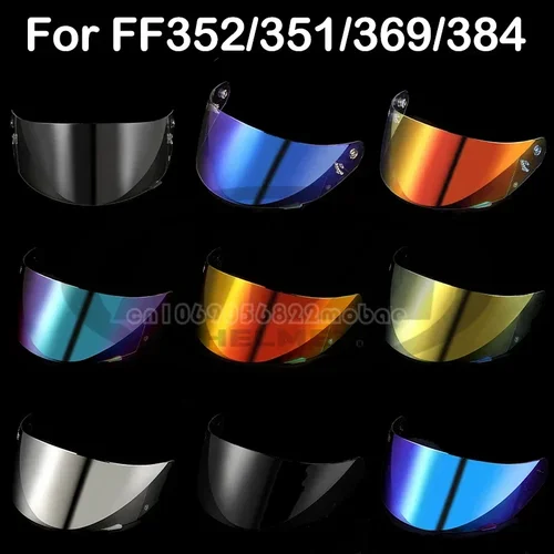 Visera de casco adecuada para modelo LS2 FF352 FF351 FF369 FF384, lente de casco colorida de humo transparente Ff352 ff352