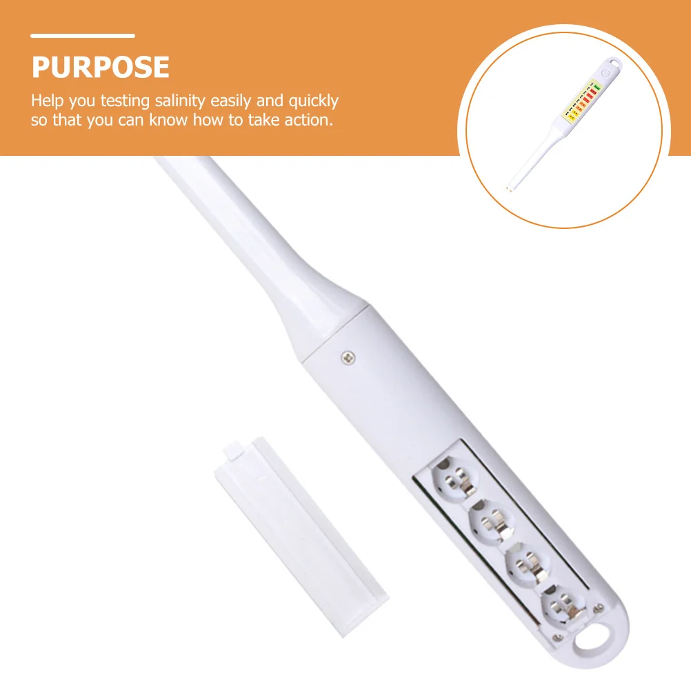 

Handheld Salinity Tester Professional Portable ABS Material Quick Concentration Measurement for Aquariums Pools Spas