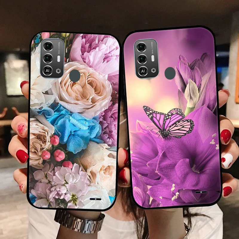 حافظة لهاتف ZTE Blade A53 Pro / A53Plus حافظة عصرية من السيليكون فاخرة جميلة وناعمة من مادة البولي يوريثان الحراري لهاتف ZTE BladeA53 Plus A53Pro غطاء هاتف A53