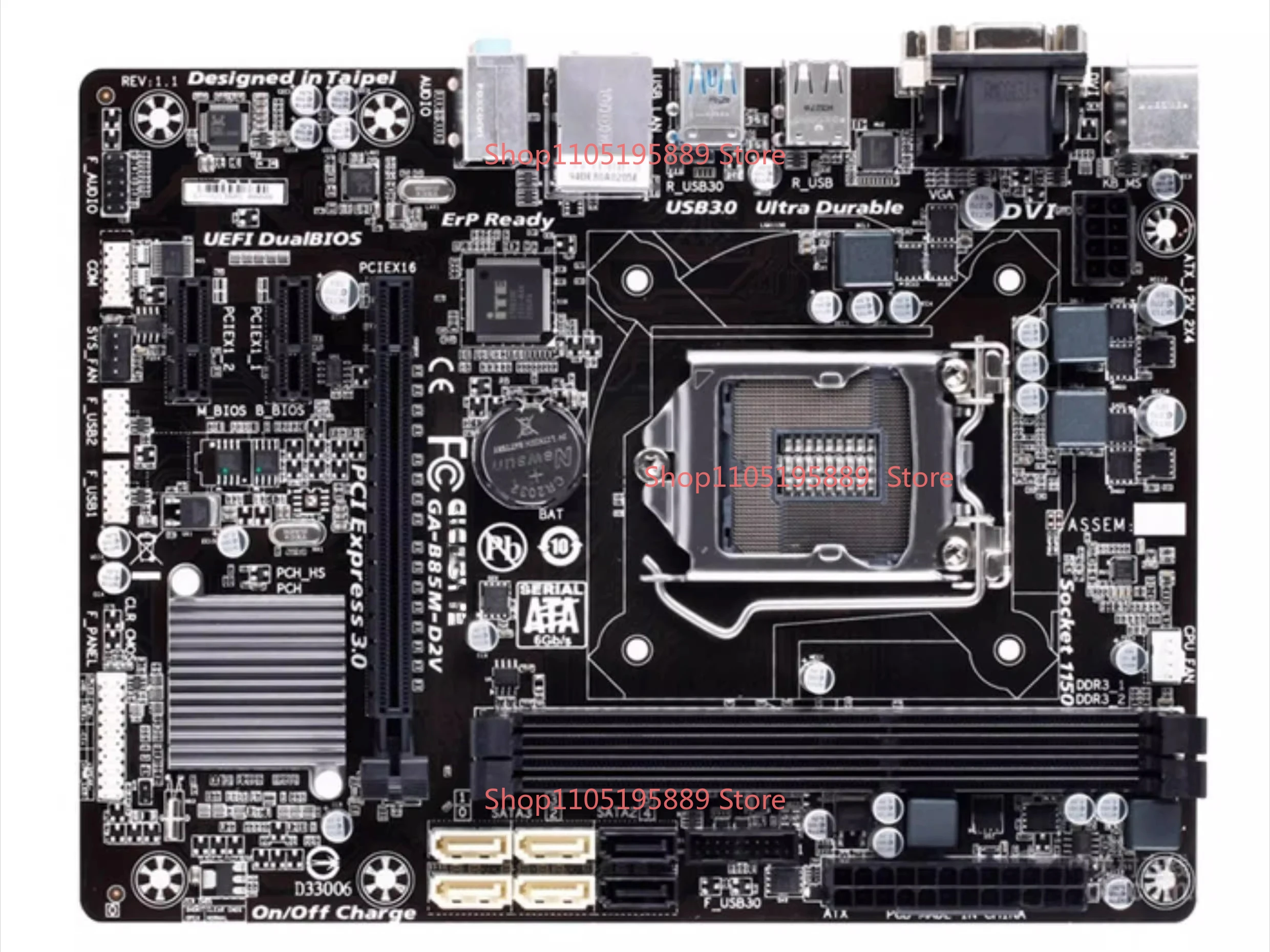 

Основная плата памяти Gigabyte B85M-D2V D3V 1150 Ddr3, поддержка I3 I5 I7