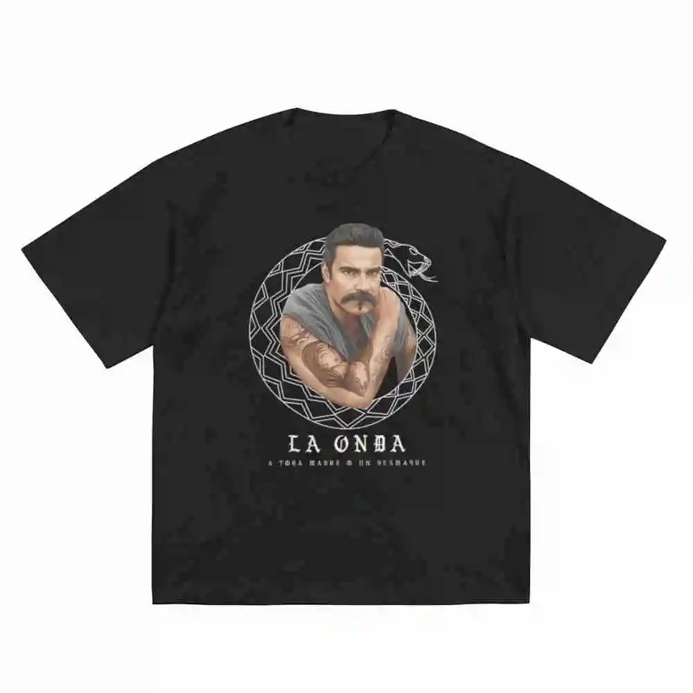 Blood In Blood Out Vatos Locos La Onda Short Sleeve Tee 100% Cotton T-Shirt