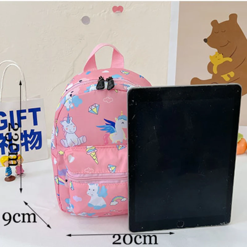 Custom name Kids Cute Dinosaur Nylon Waterproof Backpack Kindergarten Boy Girl Universe Planet Casual  School Bag Rucksack