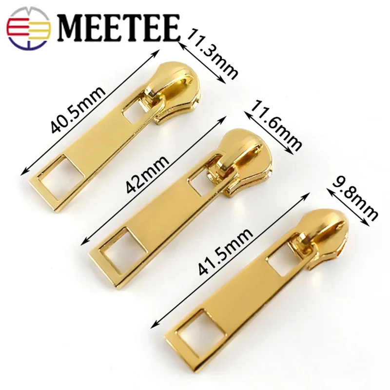 5/10/20Pcs 5# Zipper Pulls For Sewing Zippers Tape Metal/Nylon/Resin Zips Sliders Bag Garments Repair DIY Accessories