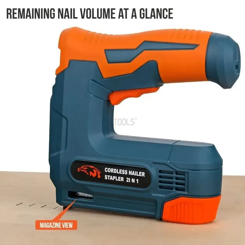 Woodworking Cordless Electric Nail Gun Framing Fixed Straight Nail Gun U-shaped T-shaped Nail Universal Wood Frame Stapler Tools